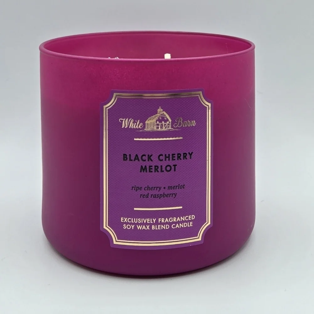 Bath and Body Works Black Cherry Merlot 3 wick Candle